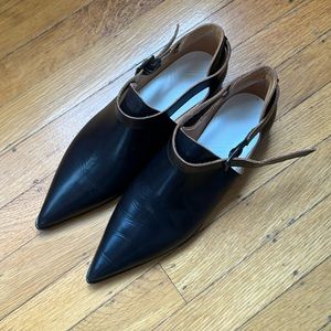 W’s Maison Martin Margiela Black Pointed Toe Booties in 8